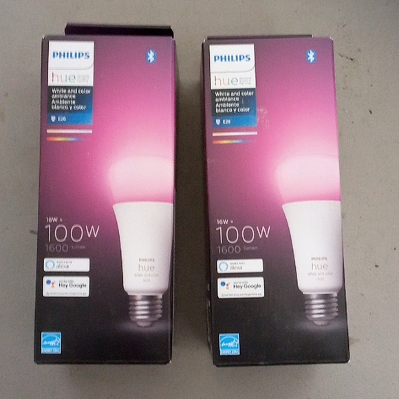 Philips Accents Nib Philips Hue Color Ambiance E26 Bluetooth 0w
